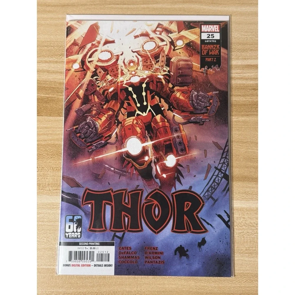Thor #25 Marvel Comics (2022) 6th Series 2nd Print Comic Book